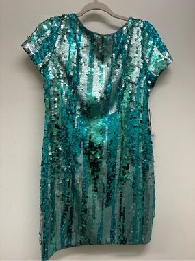 Aidan Mattox Sequin Shift Dress
